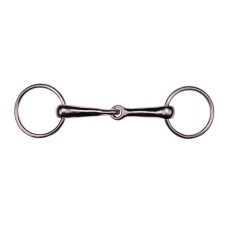 Jointed ring snaffle