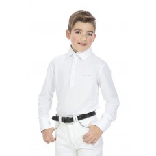 EQUITHÈME “Mesh” polo shirt, long sleeves Kids