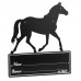 "Paarden silhouet" naambordje voor op de box